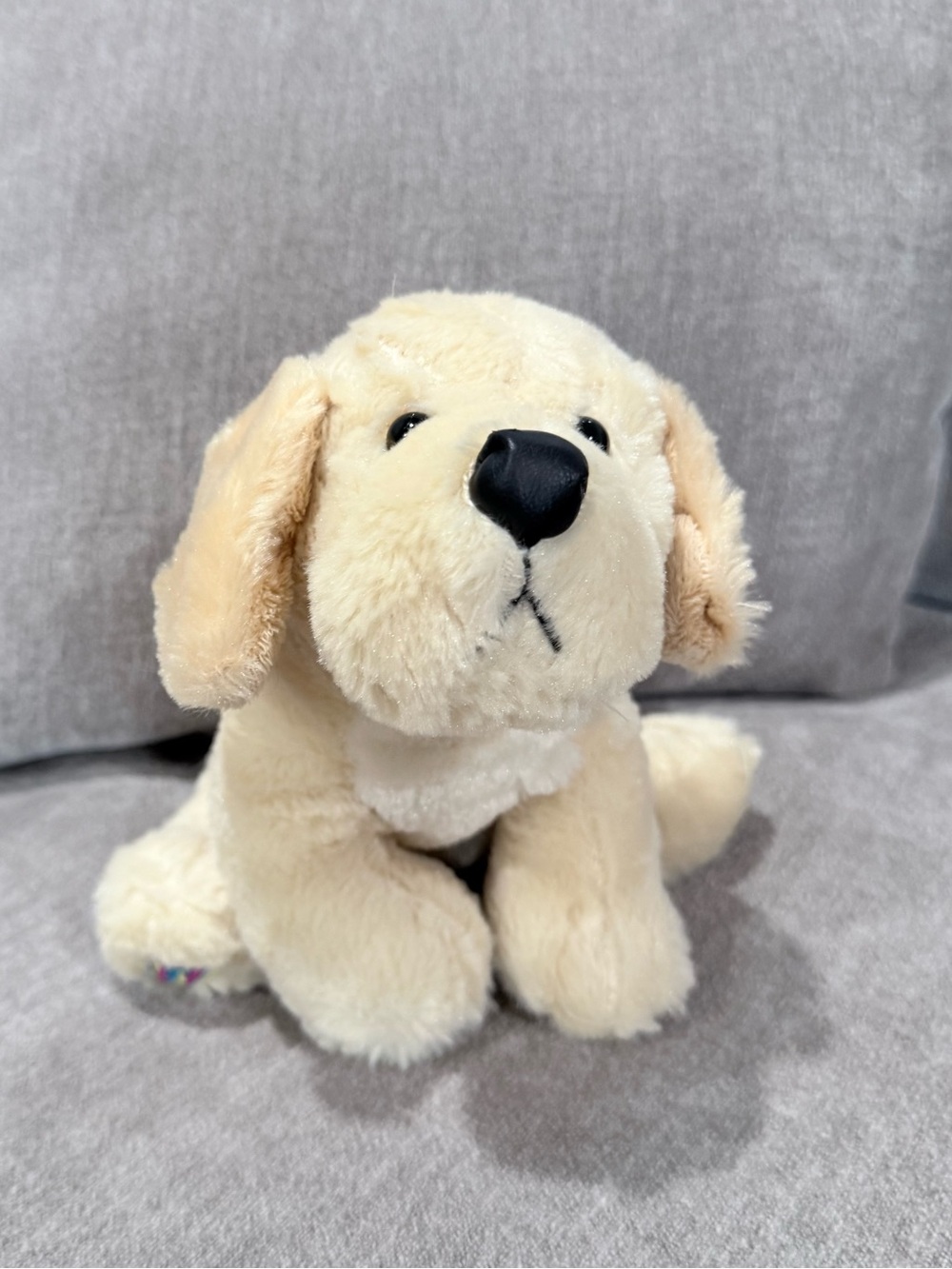 GANZ Webkinz Yellow Lab HM153 Plush Puppy Dog Stuffed Animal Retired No Code 9"